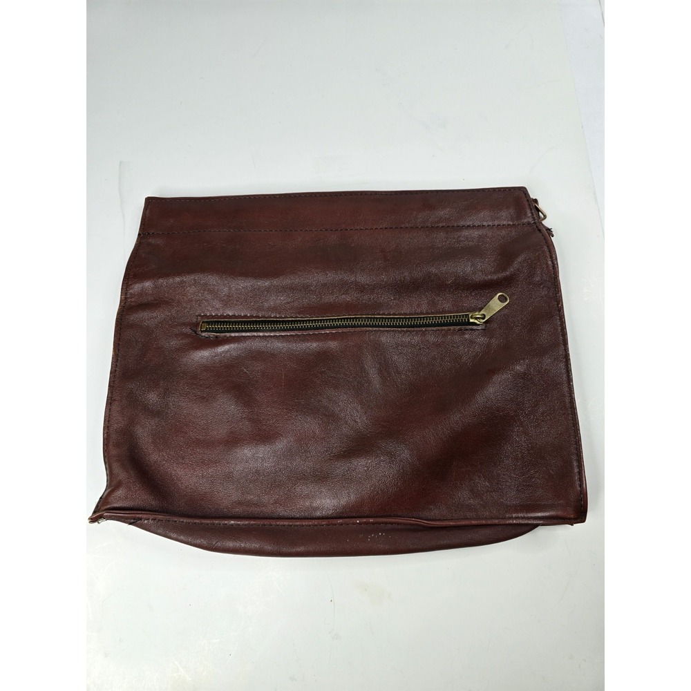 Vintage Leathers By Ann Leather Handbag Clutch Cocktail Purse Formal Event